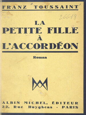 cover image of La petite fille à l'accordéon